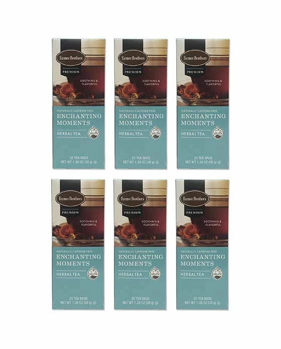 Farmer Brothers Premium: Enchanting Moments Hot Tea, 6/25 Ct Tea Boxes 3 Farmer Brothers Premium: Enchanting Moments Hot Tea, 6/25 Ct Tea Boxes