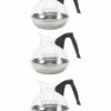 BUNN® BUNN 06100.0101: Easy Pour® Coffee Decanter, 3 Pack -coffee Sales Store 3 black easy pour 2nd