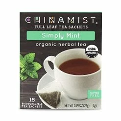 China Mist - Simply Mint Herbal Full Leaf Tea Sachet, 15 Count Box - Biodegradable And Individually Wrapped (6 Pack) -coffee Sales Store 418qejcaccl 1