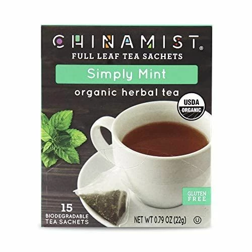 China Mist - Simply Mint Herbal Full Leaf Tea Sachet, 4 Boxes 15 Count Each 6 China Mist - Simply Mint Herbal Full Leaf Tea Sachet, 4 Boxes 15 Count Each - Image 4