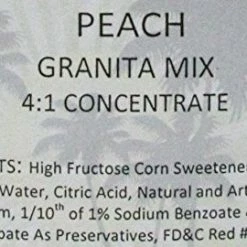 Tropical Sensations - Peach Granita Mix, 6 Bottles 64 Oz Each -coffee Sales Store 51evtrmbvwl