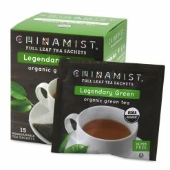 China Mist - Legendary Green Organic Black Full Leaf Tea Sachet, 2 Boxes 15 Count - Biodegradable And Individually Wrapped -coffee Sales Store 6p 209 cm legendarygreen 15ct b 1