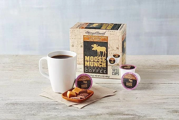 Harry & David Milk Chocolate Caramel Moose Munch Single-Serve Coffee 2/18 Count 6 Harry & David Milk Chocolate Caramel Moose Munch Single-Serve Coffee 2/18 Count - Image 4