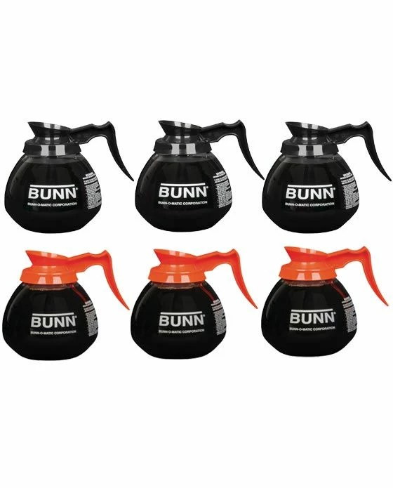 BUNN® BUNN 42401.0106 : Coffee Decanter Case Of 6 Glass Pots (3 Regular, 3 Decaf) 3 BUNN® BUNN 42401.0106 : Coffee Decanter Case Of 6 Glass Pots (3 Regular, 3 Decaf)
