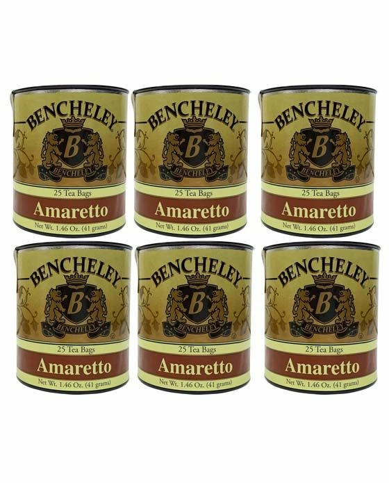 Bencheley Tea Bags, 6/25 Ct Amaretto Tea 3 Bencheley Tea Bags, 6/25 Ct Amaretto Tea