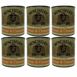 Bencheley Tea Bags, 6/25 Ct Orange & Cinnamon Tea
