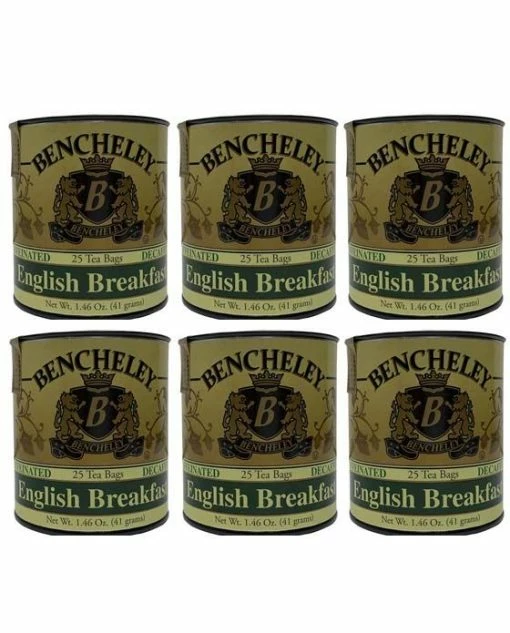 Bencheley Tea Bags, 6/25 Ct English Breakfast Decaffeinated Tea -coffee Sales Store Bencheley Tea Bags 625 ct English Breakfast Decaffeinated Tea 2nd