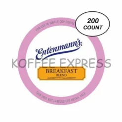 Entenmann's K Cups Breakfast Blend Single Serve Coffee, 200 Cups