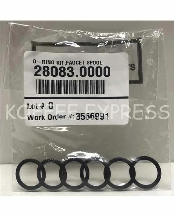 BUNN® Bunn O-Ring Kit, Faucet Spool - #28083.0000 - 055 3 BUNN® Bunn O-Ring Kit, Faucet Spool - #28083.0000 - 055