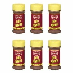 Cain's Chili Powder, 6 Bottles, 1.9 Oz Each