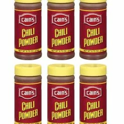 Cain's Chili Powder, 6 Bottle (9.75 Oz Each)