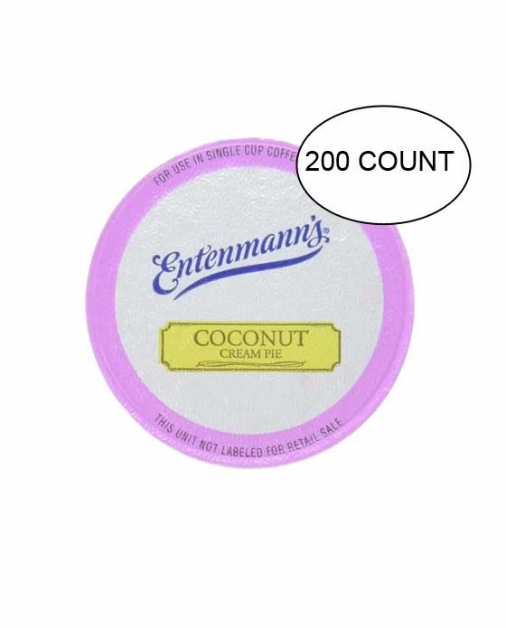 Entenmann's Single Serve Coffee, Coconut Cream Pie 200 Count 3 Entenmann's Single Serve Coffee, Coconut Cream Pie 200 Count