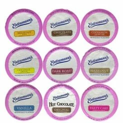 Entenmann's Coffee Single Serve Cups Assortment, 9 Flavors/4 Cups Each