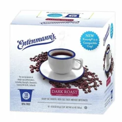 Entenmann's Single Serve Coffee, Dark Roast, 18 Count Box