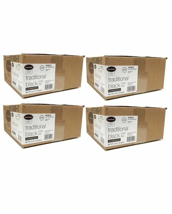 Farmer Brothers Black Iced Tea For Sweetening, 4 Boxes - 48/1 Oz 3 Farmer Brothers Black Iced Tea For Sweetening, 4 Boxes - 48/1 Oz