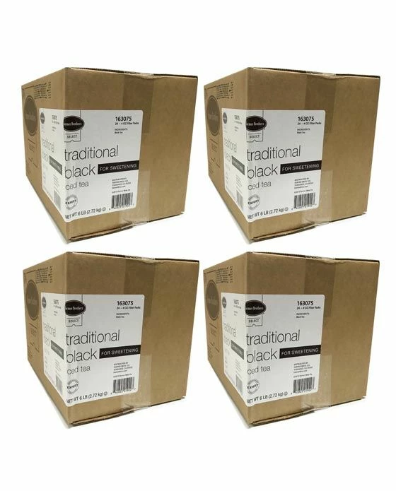 Farmer Brothers Black Iced Tea For Sweetening, 4 Boxes - 24/4 Oz 3 Farmer Brothers Black Iced Tea For Sweetening, 4 Boxes - 24/4 Oz