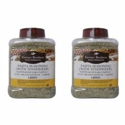Farmer Brothers Fajita Seasoning (With Tenderizer), 1.75 Lb 2 Bottles