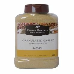 Farmer Brothers Granulated Garlic (1 Bottle/1.5 Lb)