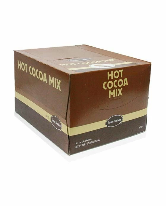 Farmer Brothers Hot Cocoa Mix, 50 Packets (1 Oz Ea.) 3 Farmer Brothers Hot Cocoa Mix, 50 Packets (1 Oz Ea.)