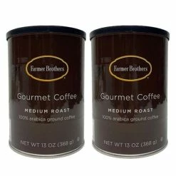Farmer Brothers Medium Roast Ground Coffee(2 Cans/13 Oz)