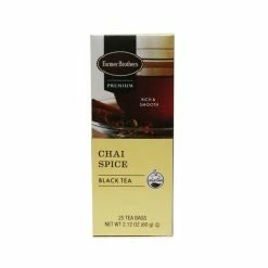Farmer Brothers Premium:Chai Spice Hot Black Tea, 1/25 Ct Tea Box
