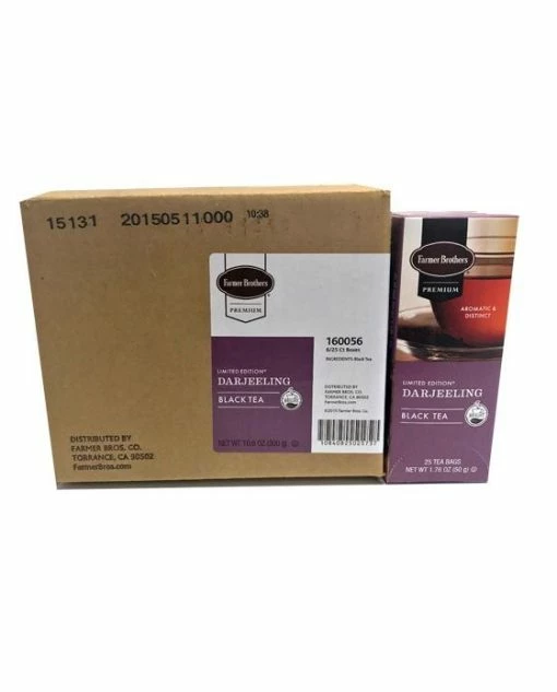 Farmer Brothers Premium: Darjeeling Hot Tea, 6/25 Ct Tea Boxes -coffee Sales Store Farmer Brothers Premium Darjeeling Hot Tea 150 tea bags 2nd
