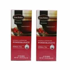 Farmer Brothers Premium: Pomegranate Hot Tea, 2/25 Ct Tea Boxes