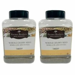 Farmer Brothers Whole Celery Seed (2 Bottles/1 Lb Ea.)