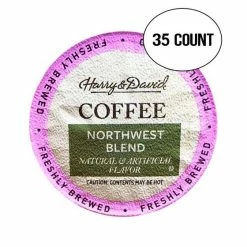 Harry & David Coffee, Northwest Blend, 35 Single Serve Cups