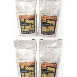 Harry & David Milk Chocolate Caramel Moose Munch Gourmet Ground Coffee 4 Bags