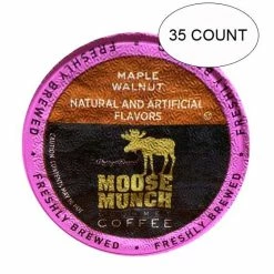 Moose Munch Coffee By Harry & David, Maple Walnut, 35 Single Serve Cups