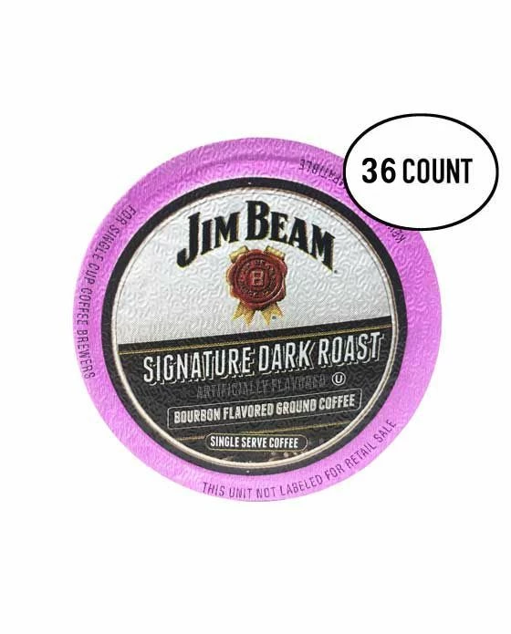 Jim Beam Dark Roast Bourbon Flavored Single Serve Cups, 36 Cups 3 Jim Beam Dark Roast Bourbon Flavored Single Serve Cups, 36 Cups