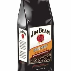 Jim Beam Spiced Honey Bourbon Flavored Ground Coffee, 1 Bag (12 Oz)