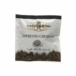 Miscela D'Oro Espresso Cremoso (Single) - 2 X 150 Pods 300 Total (Regular)