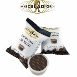 Miscela D'Oro Espresso Cremoso, Espresso Point Compatibile Capsules, 100ct
