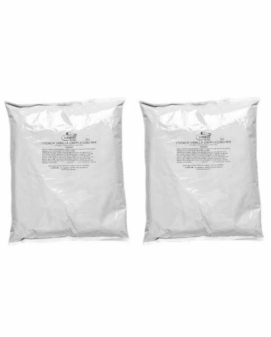 Superior Cappuccino Mix French Vanilla 2 Bags (2 Lbs Ea) 3 Superior Cappuccino Mix French Vanilla 2 Bags (2 Lbs Ea)