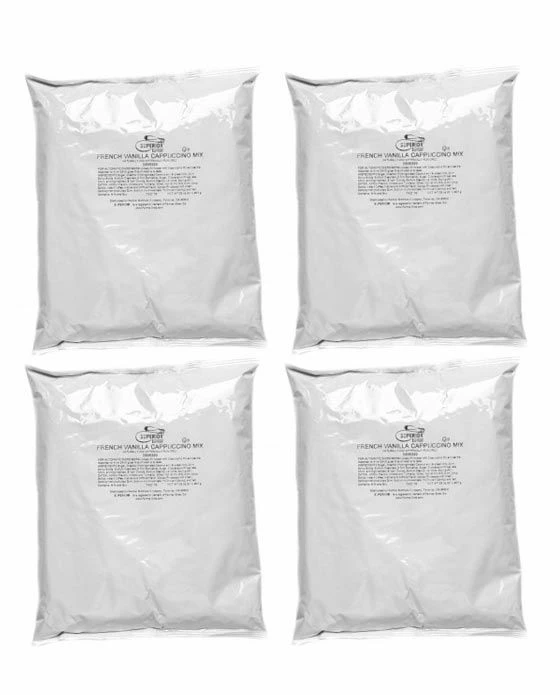 Superior Cappuccino Mix French Vanilla 4 Bags (2 Lbs Ea) 3 Superior Cappuccino Mix French Vanilla 4 Bags (2 Lbs Ea)