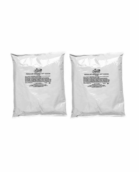 Superior Regular Vending Hot Cocoa, 2 Bags (2 Lbs Ea.) 3 Superior Regular Vending Hot Cocoa, 2 Bags (2 Lbs Ea.)