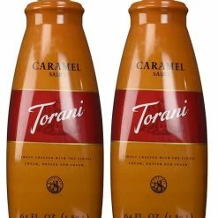 Torani Caramel Sauce, 2 Bottles/64 Oz Ea. Free Pump Included