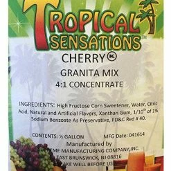 Tropical Sensations - Cherry Granita Mix, 6 Bottles 64 Oz Each