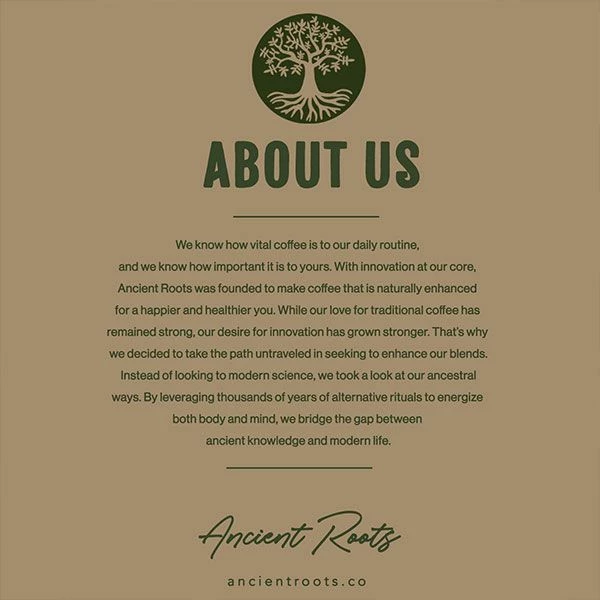 Ancient Roots Sea Salted Caramel Flavored Mushroom Medium Roast Ground Coffee, 2/12 Oz Bags - Image 6