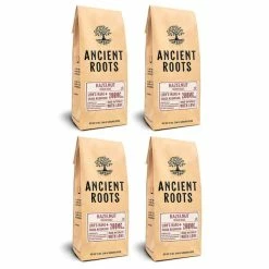 Ancient Roots Hazelnut Medium Roast Flavored Mushroom Ground Coffee 4/12 Oz Bags