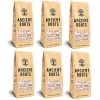 Ancient Roots Sea Salted Caramel Flavored Mushroom Medium Roast Ground Coffee, 6/12 Oz Bags -coffee Sales Store ancient roots sea salted caramel flavored mushroom coffee salted caramel coffee6bags