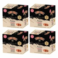 Baileys Bailey's, Hazelnut Irish Cream Flavored Coffee, 4/18 Single Serve Cups