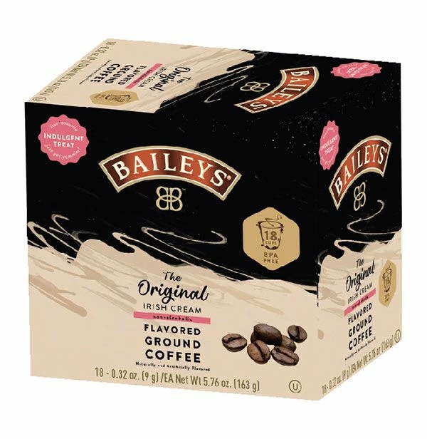 Baileys Bailey's, The Original Irish Cream Flavored Coffee, 18 Single Serve Cups 3 Baileys Bailey's, The Original Irish Cream Flavored Coffee, 18 Single Serve Cups