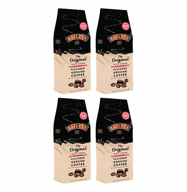 Baileys Bailey's, The Original Irish Cream, Flavored Ground Coffee, (4 Bags/10 Oz) 3 Baileys Bailey's, The Original Irish Cream, Flavored Ground Coffee, (4 Bags/10 Oz)