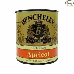 Bencheley Apricot Tea, 25 Tea Bags (1.46 Oz) -coffee Sales Store bencheley apricot tea1 1