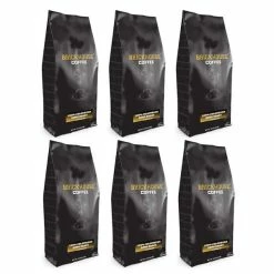 Brickhouse Ground Coffee, BRICKHOUSE Blend: 100% Colombian Dark Roast, 6/12 Oz Bags