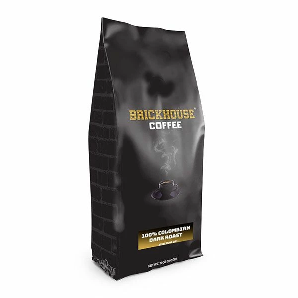 Brickhouse Ground Coffee, BRICKHOUSE Blend: 100% Colombian Dark Roast, 2/12 Oz Bags 4 Brickhouse Ground Coffee, BRICKHOUSE Blend: 100% Colombian Dark Roast, 2/12 Oz Bags - Image 2