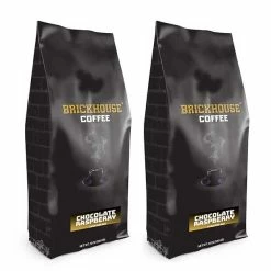 Brickhouse Ground Coffee, Chocolate Raspberry, 2/12 Oz Bags